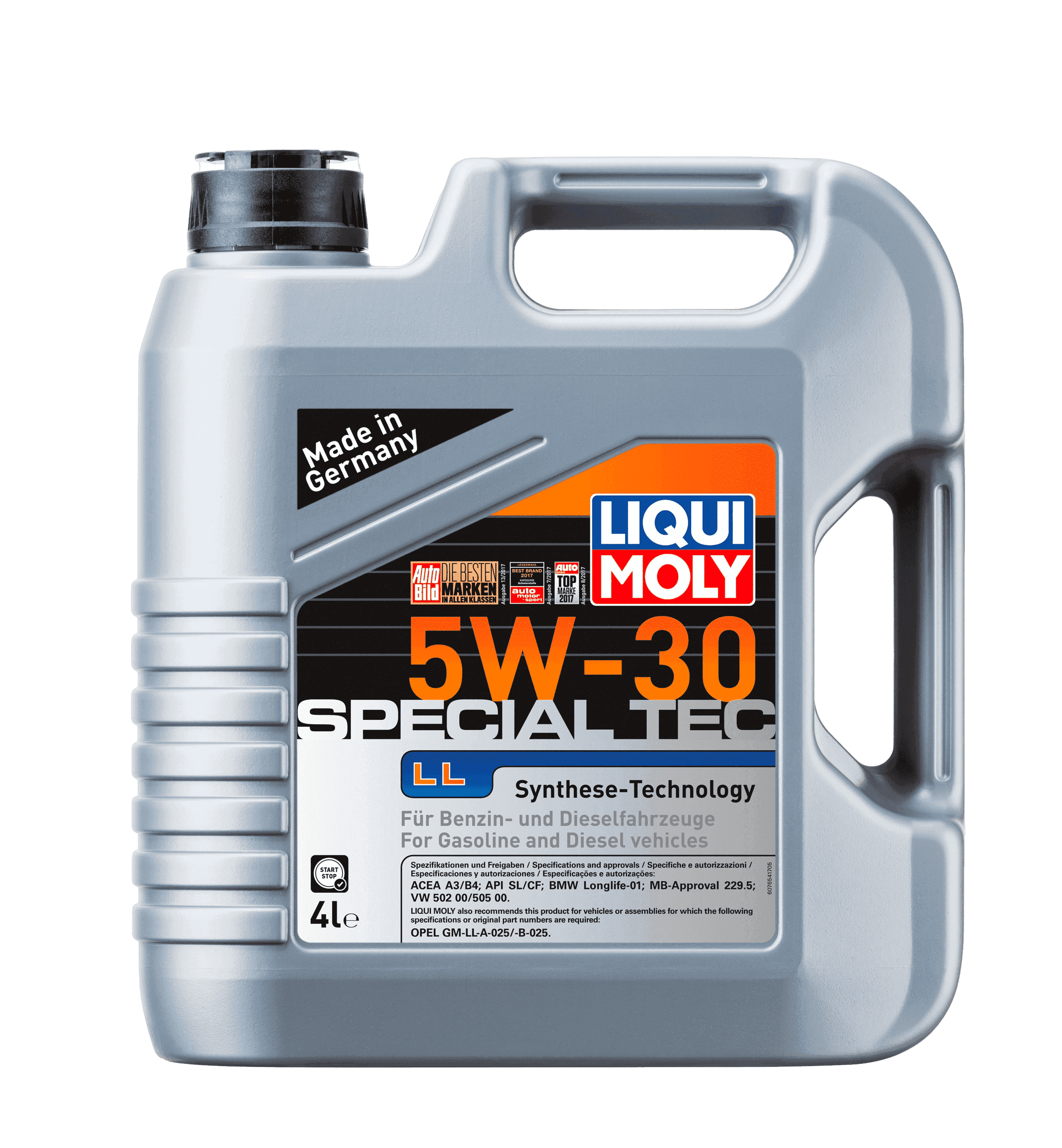 Моторное масло Liqui Moly Special Tec LL 5W-30, 4л
